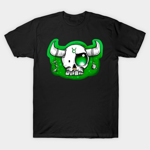 Taurus skull T-Shirt by Sing-Toe-Wrote 